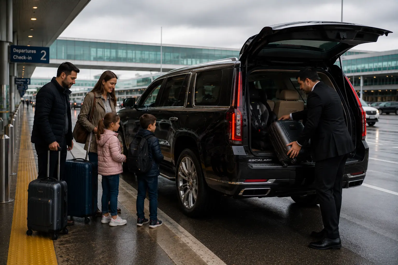 Family Airport Transportation – Car Seat Service at Logan Airport